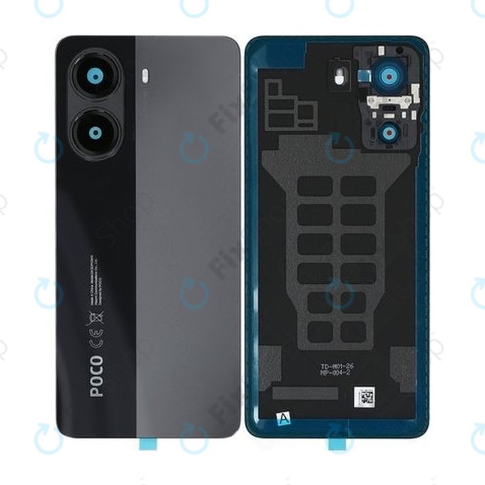 Xiaomi Poco X7 Pro 2412DPC0AG - Carcasă Baterie (Black) - 56003000O1000 Genuine Service Pack