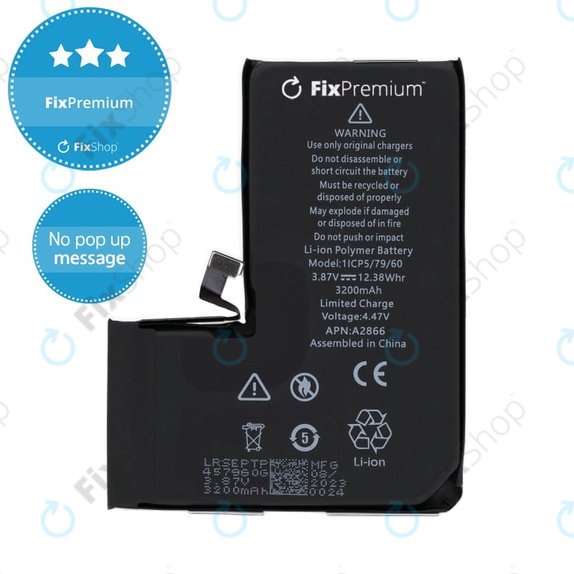 Baterie pentru iPhone 14 Pro, 3200mAh, DIAGNOSTIC