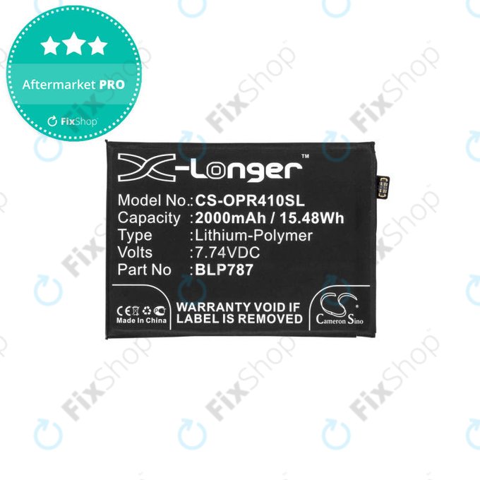 Oppo Reno 4 Pro CPH2109 - Baterie BLP787 2000mAh HQ