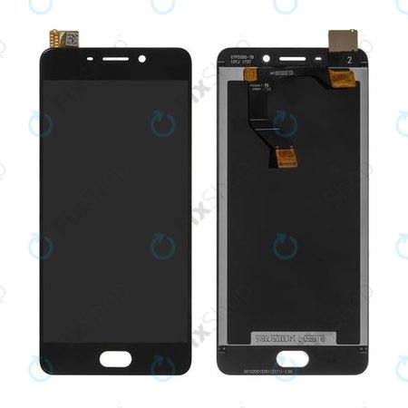 Meizu M6 Note - Ecran LCD + Sticlă Tactilă + Ramă (Black) TFT