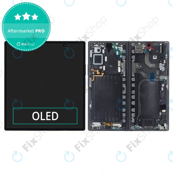 Samsung Galaxy Z Fold 7 F966B - Ecran LCD + Sticlă Tactilă + Ramă (Jetblack) OLED