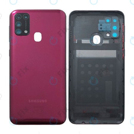 Samsung Galaxy M31 M315F - Carcasă Baterie (Red) - GH82-22412B Genuine Service Pack