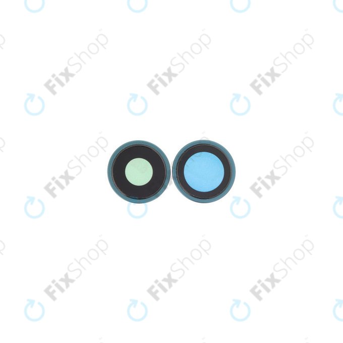 Apple iPhone 16, 16 Plus - Sticlă Cameră Spate cu Ramă (Teal) - 2buc