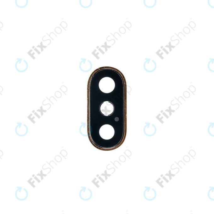 Apple iPhone XS Max - Sticlă Cameră Spate cu Ramă (Gold)