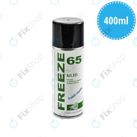 Freeze 65 - Spray de congelare -55°C (neconductiv, ineflamabil) - 400ml