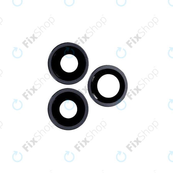 Apple iPhone 12 Pro Max - Sticlă Cameră Spate cu Ramă (Graphite) - 3buc