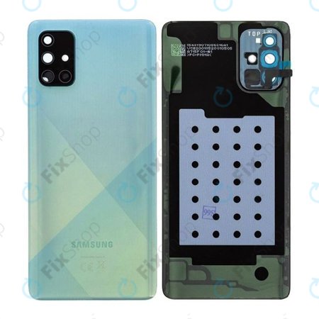 Samsung Galaxy A71 A715F - Carcasă Baterie (Prism Crush Blue) - GH82-22112C Genuine Service Pack