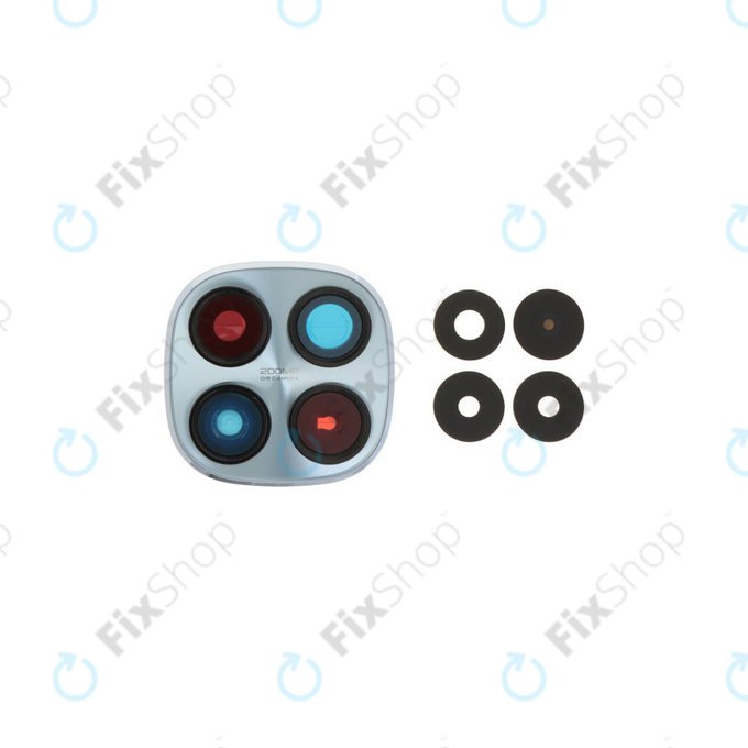 Sticlă cameră spate cu ramă pentru Xiaomi Redmi Note 15 Pro 5G, Glacier Blue