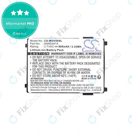 Baterie pentru Motorola V3688, V2188, L2000, V998+, 900mAh, Li-Ion, 3.7V, SNN5341A, HQ