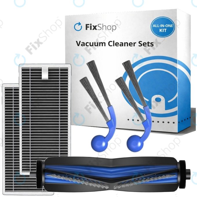 Set de piese de schimb pentru Ecovacs T80 Omni, T80 (1x Perie principală, 2x Filter, 2x Perie laterală)