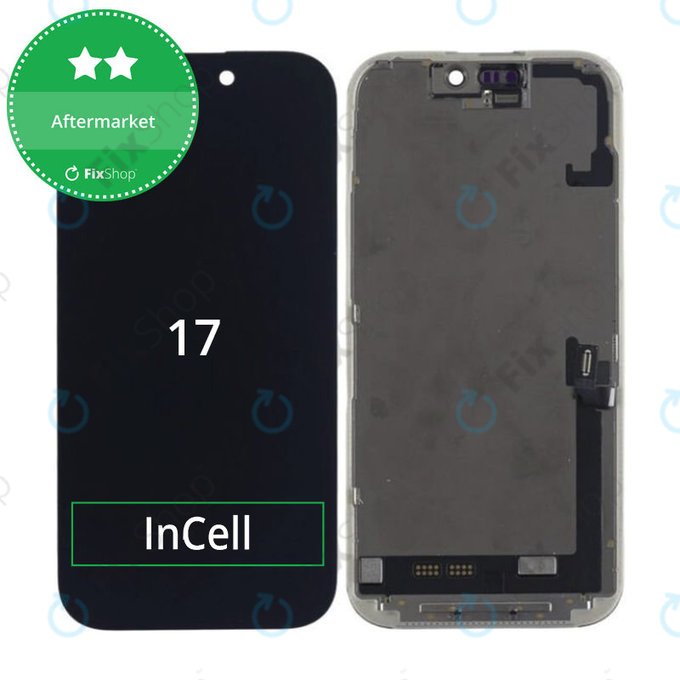 Ecran In-Cell FHD pentru iPhone 17, Sticlă tactilă cu ramă