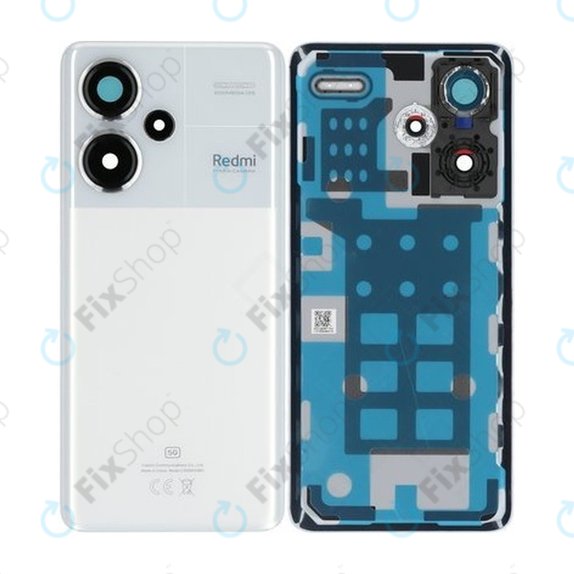 Xiaomi Redmi Note 13 Pro+ 23090RA98C - Carcasă Baterie (Moonlight White) - 560033N16U00 Genuine Service Pack