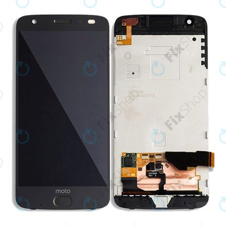 Motorola Moto Z2 Force XT1789-06 - Ecran LCD + Sticlă Tactilă + Ramă (Negru) - 01019324003W