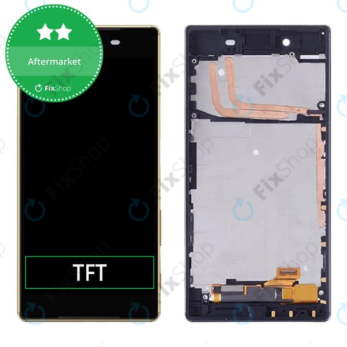 Sony Xperia Z5 E6653 - Ecran LCD + Sticlă Tactilă + Ramă (Black) TFT