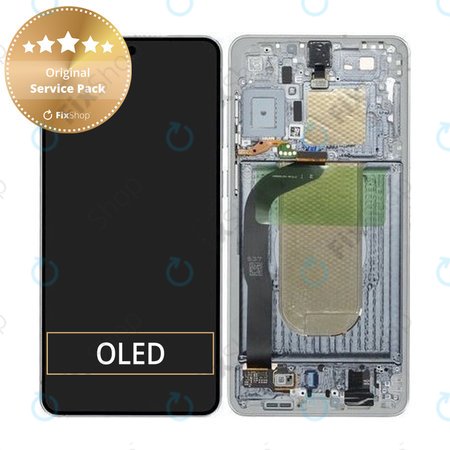 Samsung Galaxy S25 Edge - Ecran LCD + Sticlă Tactilă + Ramă (Titanium Silver) - GH82-37224A Genuine Service Pack