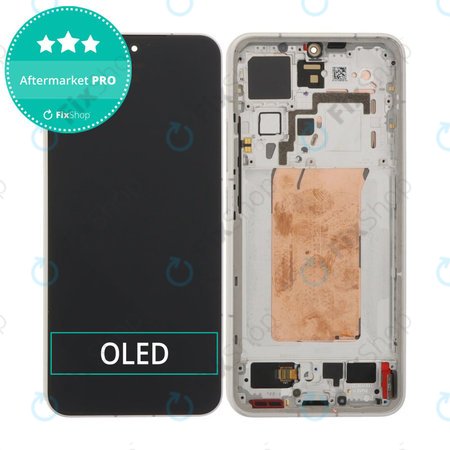 Xiaomi 15 5G - Ecran LCD + Sticlă Tactilă + Ramă (White) OLED