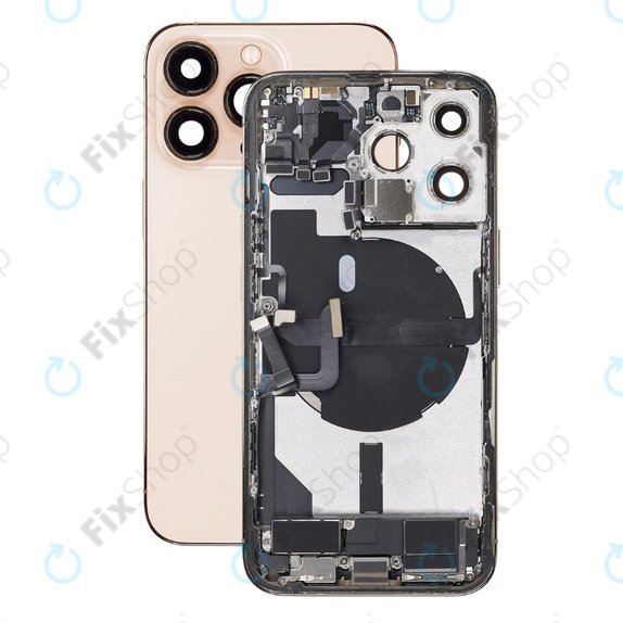 Apple iPhone 13 Pro - Carcasă Spate cu Piese Mici (Gold)