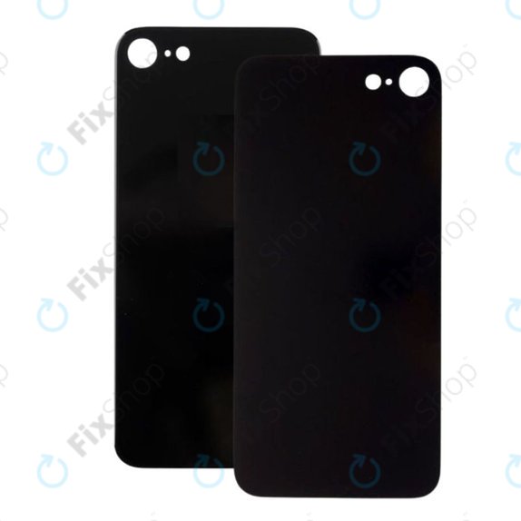 Apple iPhone SE (2nd Gen 2020) - Sticlă Carcasă Spate (Black)