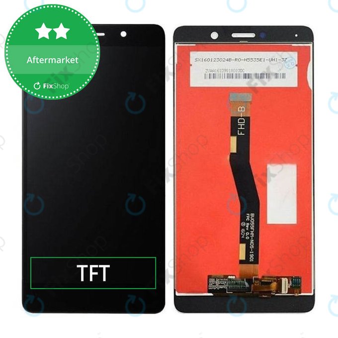 Huawei Honor 6X - Ecran LCD + Sticlă Tactilă (Black) TFT