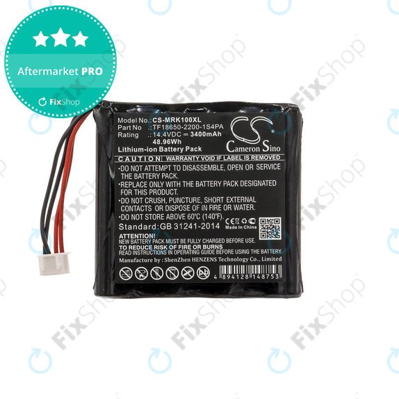 Baterie pentru Marshall Kilburn, 3400mAh, Li-Ion, 14.4V, TF18650-2200-1S4PA, HQ