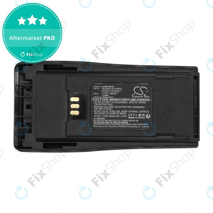 Baterie pentru Motorola CP140, 150, 160, 200, DP1400, GP3188, 1800mAh, Li-Ion, 7.2V, NNTN4496, HQ