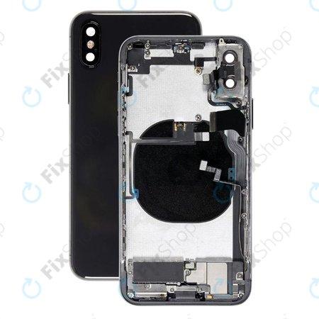 Apple iPhone XS - Carcasă Spate cu Piese Mici (Space Gray)