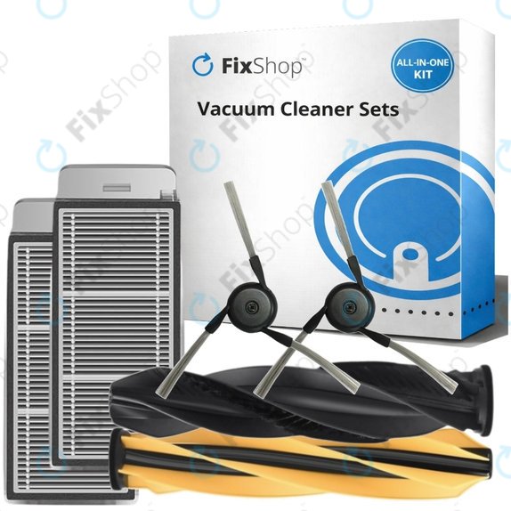 Set de piese de schimb pentru Dreame X50 Ultra, L50 Ultra, L40s Ultra, L40s Pro Ultra, X50 Master, Mova V50 (1 pereche de perii principale, 2x Filter, 2x Perie laterală)
