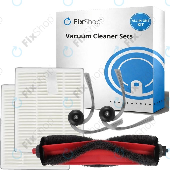 Set de piese de schimb pentru Xiaomi Roborock Q7 M5, Q7 M5+, Q7 L5, Q7 L5+ (1x Perie principală, 2x Filter, 2x Perie laterală)