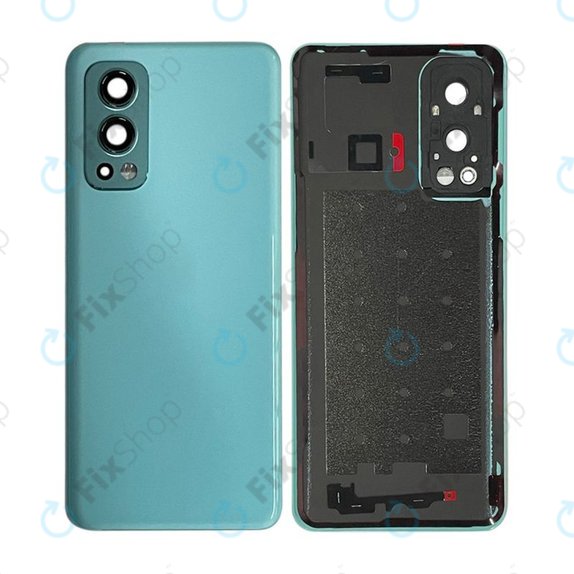 OnePlus Nord 2 5G DN2101 DN2103 - Carcasă Baterie + Sticlă Cameră Spate (Blue Haze)