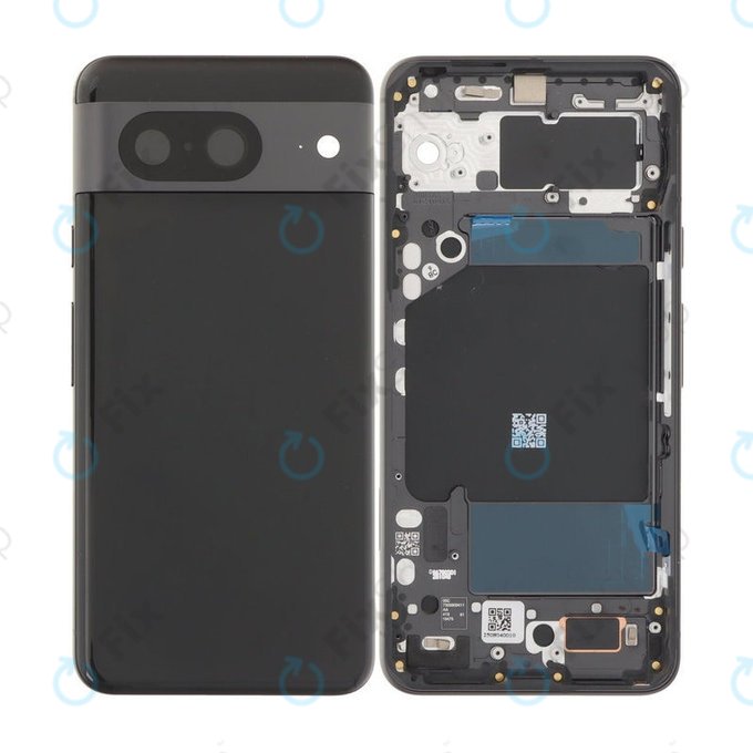 Google Pixel 8 - Carcasă Baterie Complet (Obsidian)