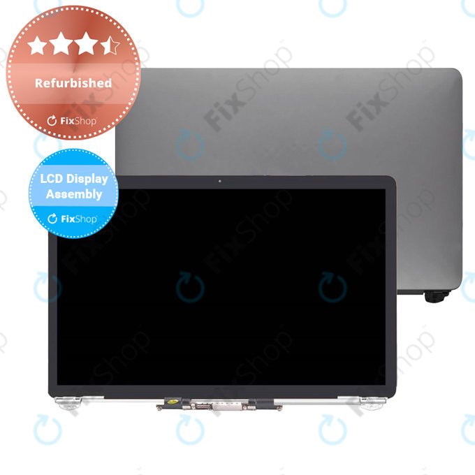 Apple MacBook Air 13" A1932 (2018) - Ecran LCD + Sticlă Frontală + Carcasă Spate (Space Gray) Refurbished