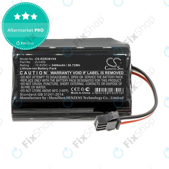 Baterie pentru Ecovacs Deebot Slim, D36, 3400mAh, Li-Ion, 10.8V, ZJ1450, HQ
