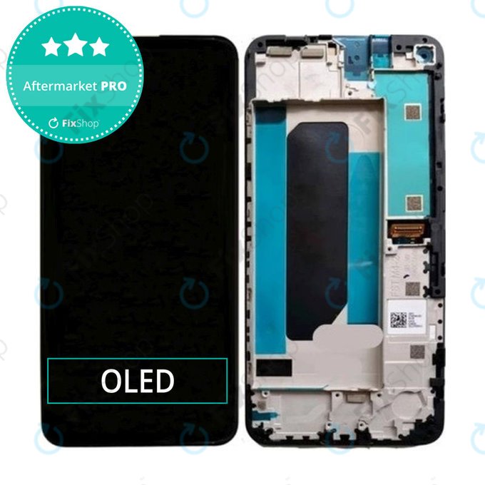 Google Pixel 4a 4G - Ecran LCD + Sticla Tactilă + Ramă (Just Black) OLED