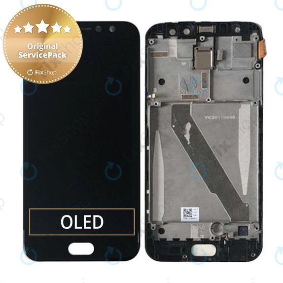 Asus Zenfone 4 Selfie Pro ZD552KL - Ecran LCD + Sticlă Tactilă + Ramă (Deepsea Black) - 90AZ01M7-R20010, 90AZ01M7-R20011 Genuine Service Pack