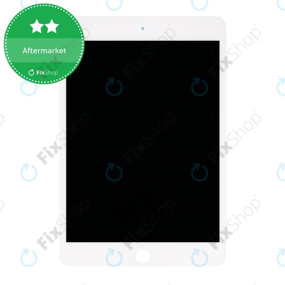 Ecran LCD pentru iPad Mini 5, White, Sticlă Tactilă fără ramă