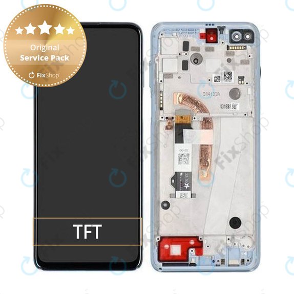 Motorola Moto G100 XT2125 - Ecran LCD + Sticlă Tactilă + Ramă (Iridescent Sky) - 5D68C18073, 5D68C18071 Genuine Service Pack