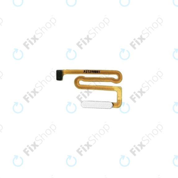 Samsung Galaxy A04S A047F - Senzor de Amprentă Deget + Cablu Flex (White) - GH96-15278B Genuine Service Pack