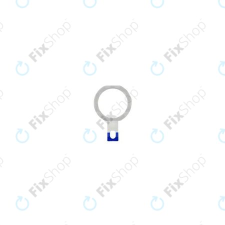 Apple iPad Air - Inelul din Plastic a Butonului Acasă (White)