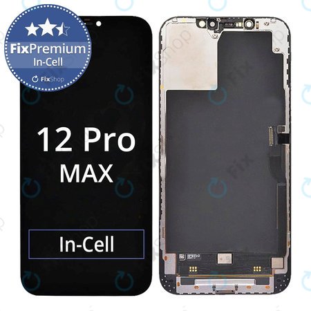 Apple iPhone 12 Pro Max - Ecran LCD + Sticlă Tactilă + Ramă In-Cell FixPremium