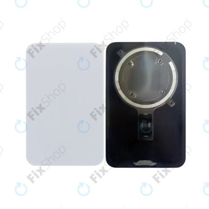 Sticlă carcasă spate MagSafe pentru iPhone 17 Pro Max, Silver