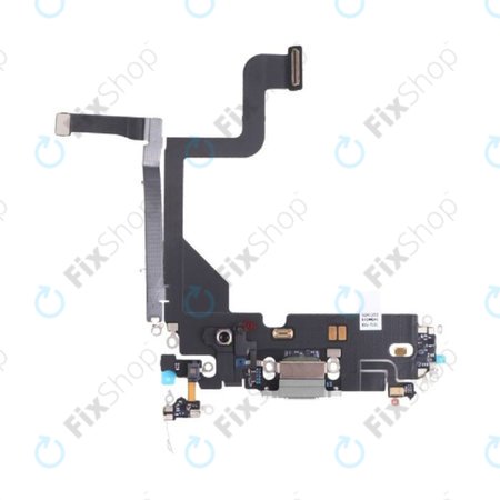 Apple iPhone 13 Pro - Conector de Încărcare + Cablu Flex (Silver)