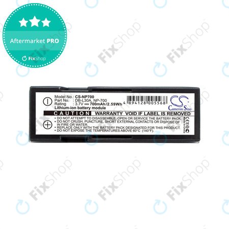 Baterie pentru Minolta Dg-X50-K, Pentax Optio Z10, Samsung L77, Sanyo, 700mAh, Li-Ion, 3.7V, NP-700, HQ