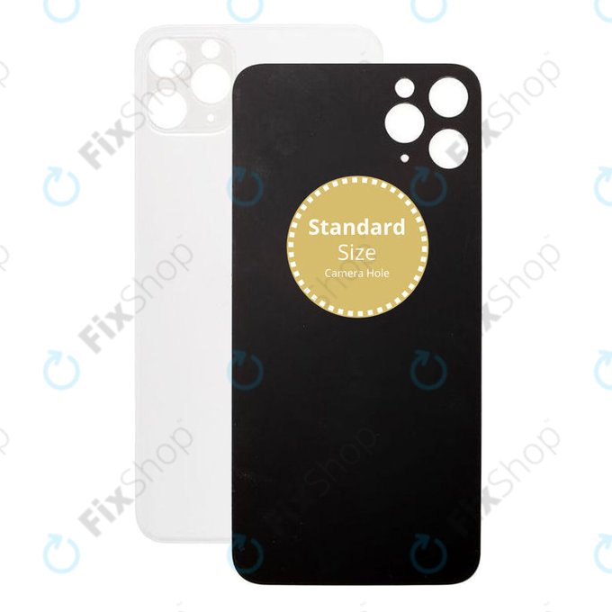 Apple iPhone 11 Pro Max - Sticlă Carcasă Spate (Silver)