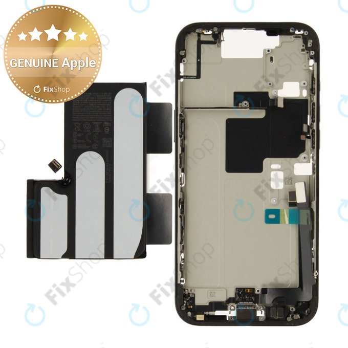 Ramă Mijlocie cu Baterie iPhone 16 Pro Max | Black Titanium | ZD076-00693 | Genuine Apple