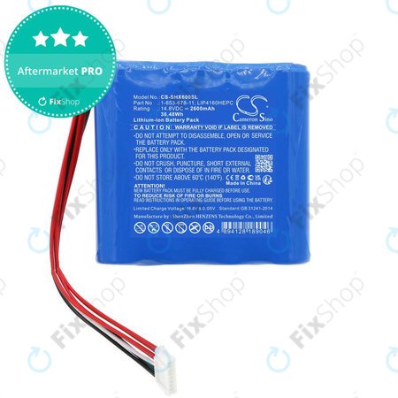 Baterie pentru Sony GTK-XB60, 2600mAh, Li-Ion, 14.8V, 1-853-678-11, HQ