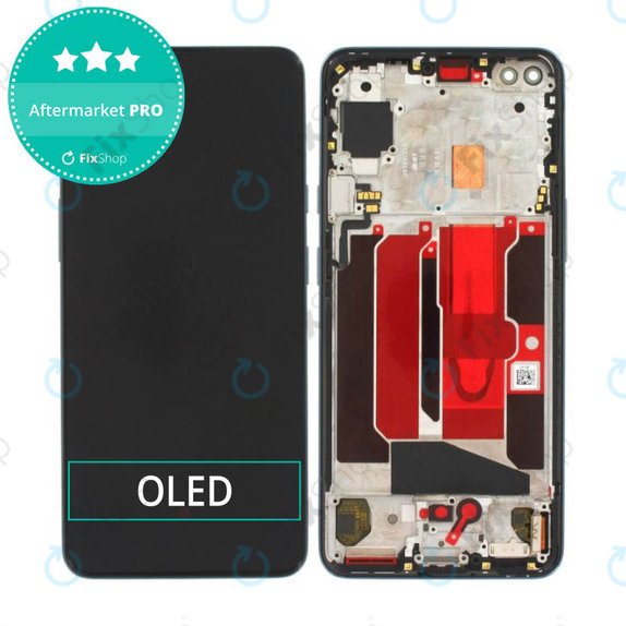 OnePlus Nord - Ecran LCD + Sticlă Tactilă + Ramă (Gray Onyx) OLED