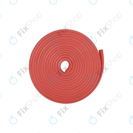 Xiaomi Mi Electric Scooter 1S, 2 M365, Essential, Pro, Pro 2 - Bandă de Cauciuc / Bară de Protecție pentru Cadru de Trotinetă (Red)