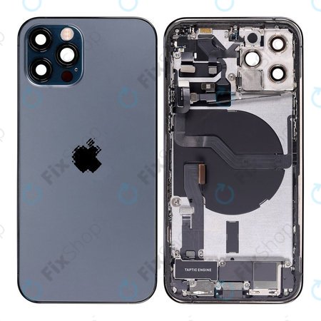 Apple iPhone 12 Pro - Carcasă Spate cu Piese Mici (Blue)