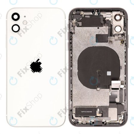 Apple iPhone 11 - Carcasă Spate cu Piese Mici (White)