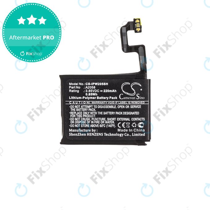 Apple Watch 4 40mm - Baterie A2058 220mAh HQ